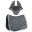 Equiline EQCHROMA Dressage Saddle Pad and Ear Bonnet Set - Grey