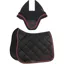 Equiline EQCHROMA Dressage Saddle Pad and Ear Bonnet Set - Black