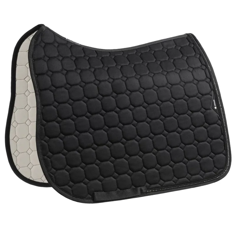 Equiline EQCRYSTARO Dressage Saddle Pad with Rhinestones - Black