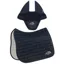 Equiline EQFLAGGY Dressage Saddle Pad and Ear Bonnet Set - Blue