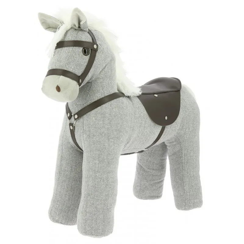 Equi-Kids Ride-On Standing Horse - Grey