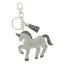 Equi-Kids Diamante Keyring Piaffe Silver