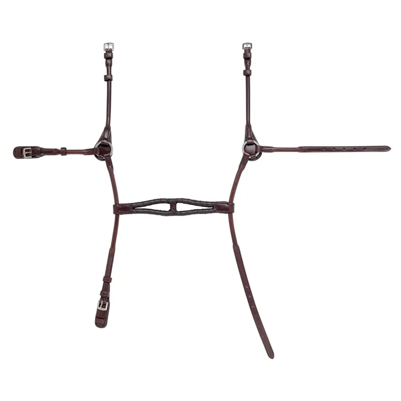 Equiline NB0444 Rounded Rolled Noseband - Brown
