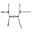 Equiline NB0444 Rounded Rolled Noseband - Brown