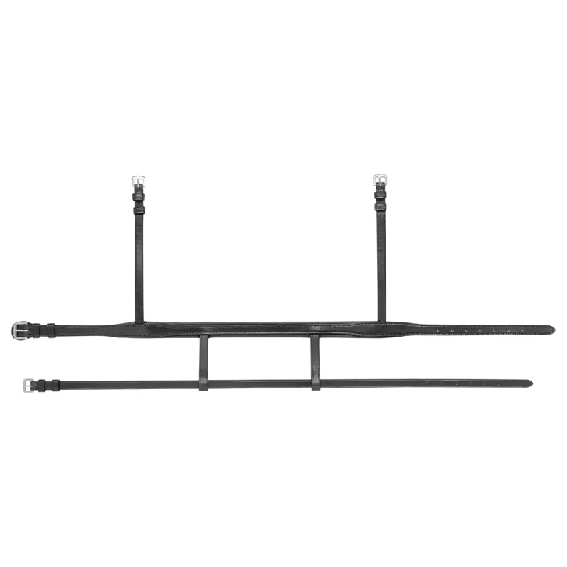 Equiline B0445 Double Noseband - Black-1