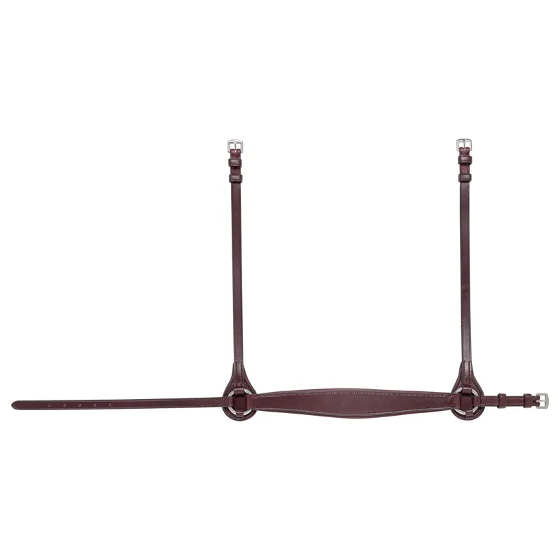 Equiline B0448 Hanoverian Noseband - Brown-1