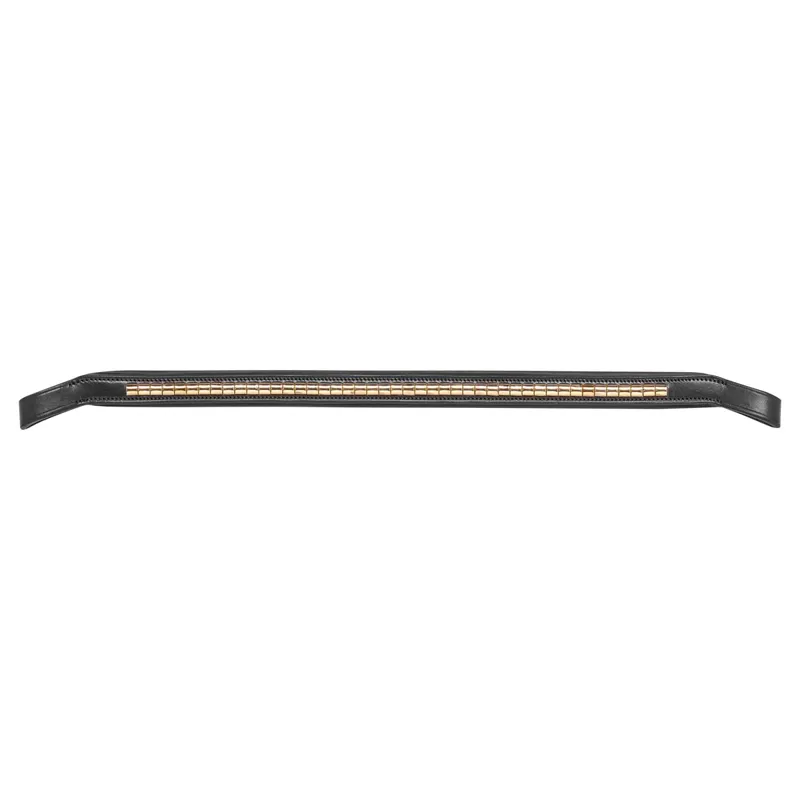 Equiline Clincher Browband - Black/Gold-1