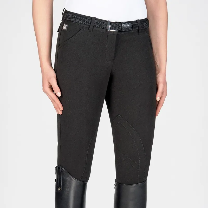 Equiline Boston Knee Patch Women's Breeches - Black