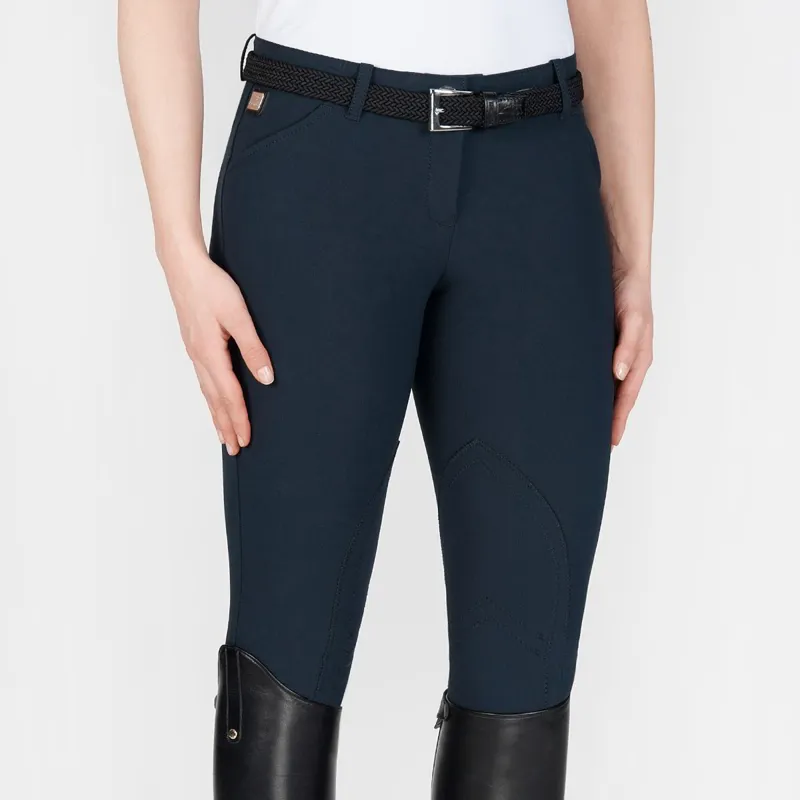 Equiline Boston Knee Patch Women's Breeches - Navy