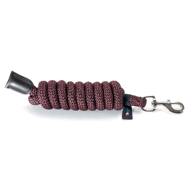 Equiline Gabe Lead Rope - Burgundy-1