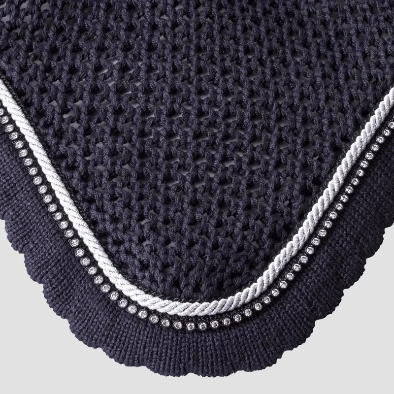 Equiline Rio Ear Net - Navy-1