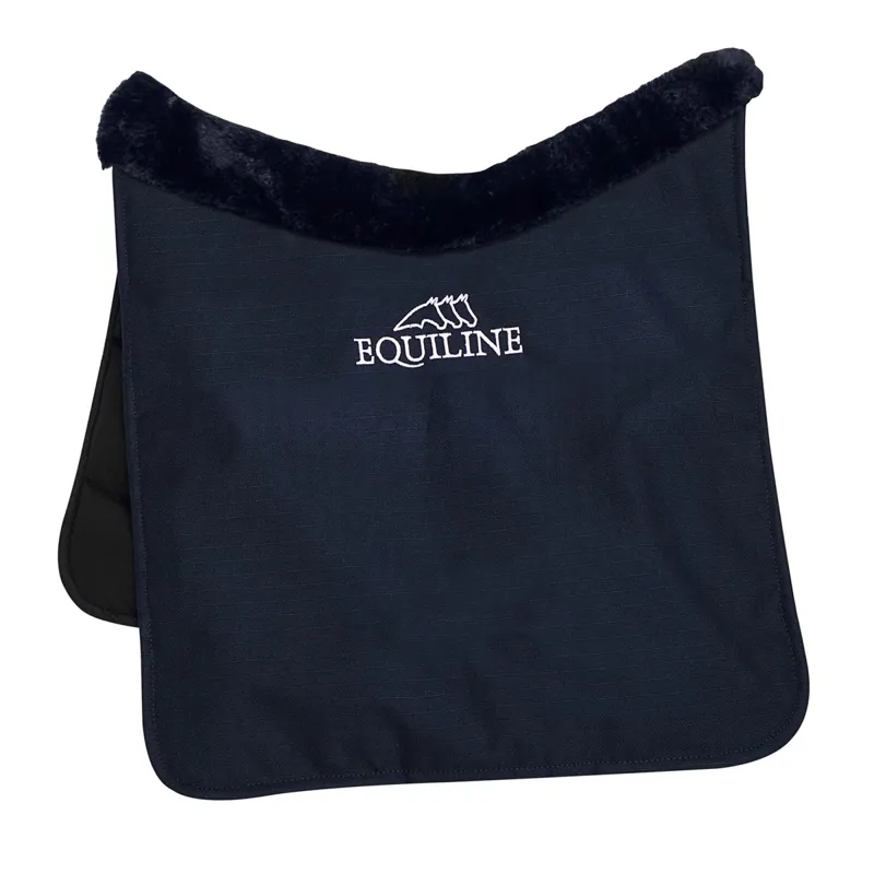 Equiline Bavette Buckle Protector Blanket Bib - Blue