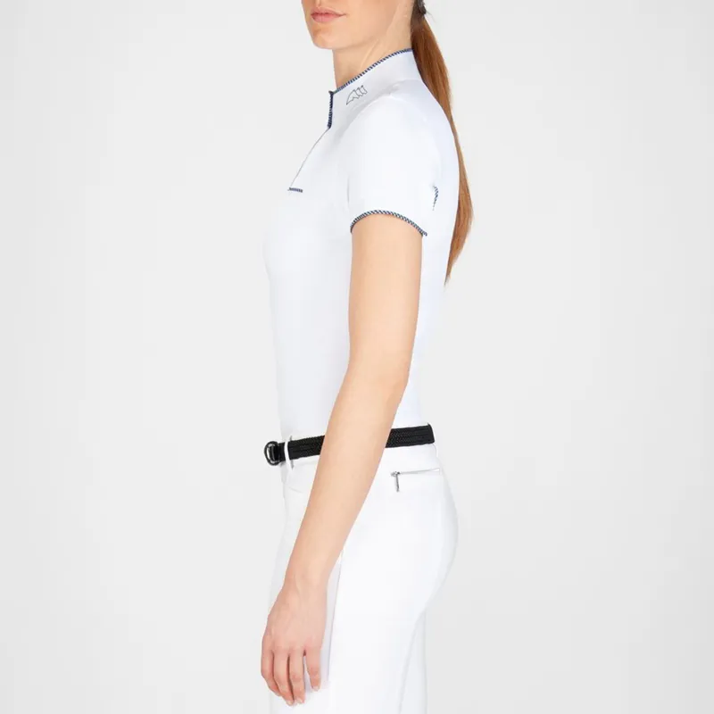Equiline Greta Ladies Show Shirt - White-2
