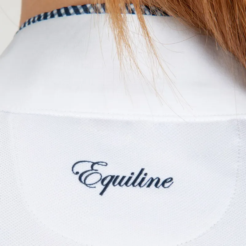 Equiline Greta Ladies Show Shirt - White-4