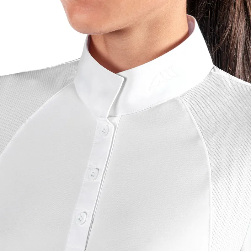 Equiline Ghitak Women's Long Sleeved Show Shirt - White-1