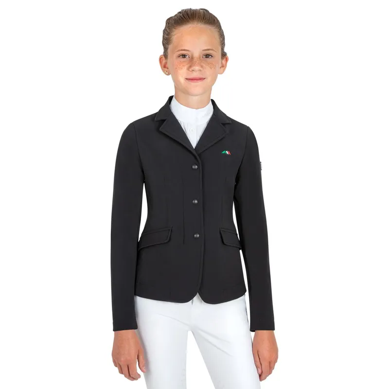 Equiline Carolink Junior Girls Show Coat - Blue
