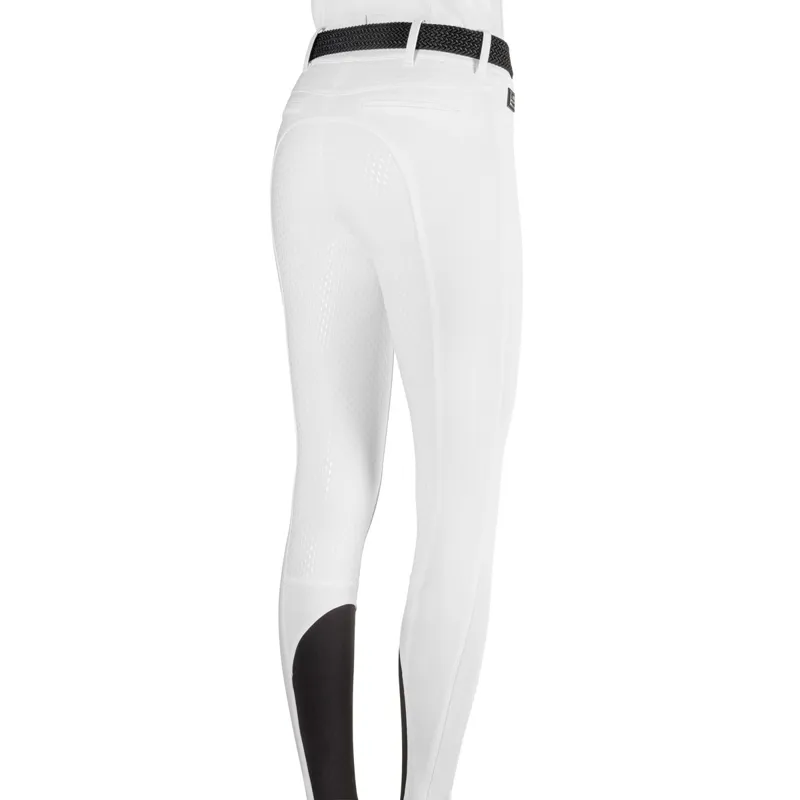 Equiline Adellek Full Grip Ladies Competition Breeches - White-1