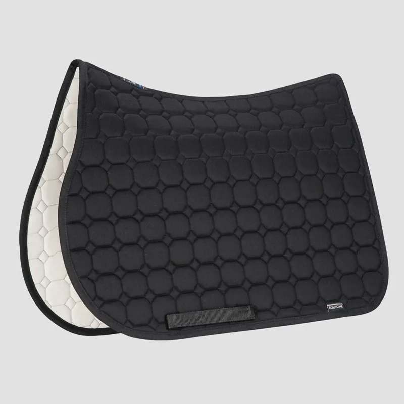 Equiline Octagon Saddle Pad - Black-1