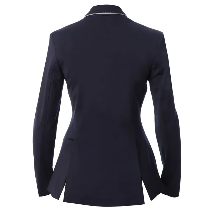 Equetech Jersey Deluxe Women's Show Jacket - Navy/Silver-2