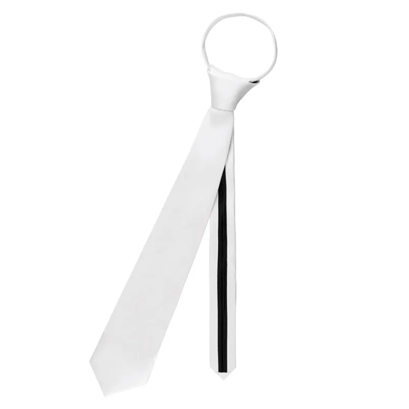 Equetech Competition Adults Zip Stock Tie - White