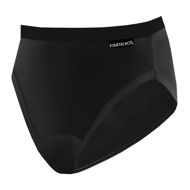Equetech Classic Ladies Bikini Briefs - Black-1