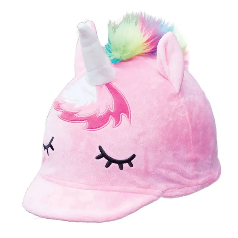 Equetech Animal Helmet Cover - Sleepy Unicorn