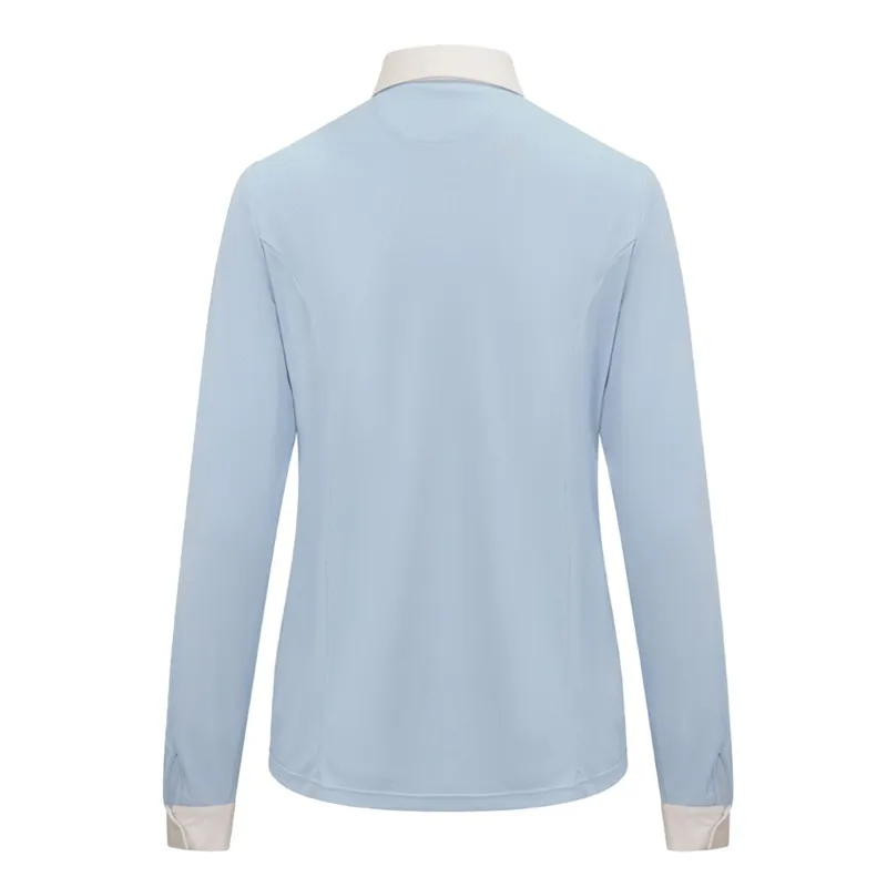 Equetech AirStride Combination Women's Long Sleeve Show Shirt - Blue-2