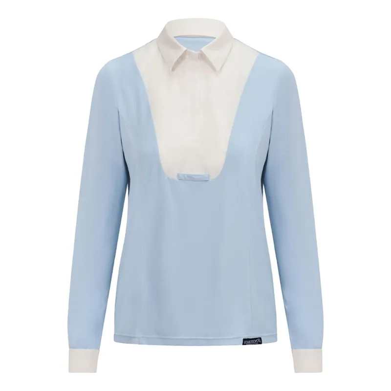 Equetech AirStride Combination Women's Long Sleeve Show Shirt - Blue