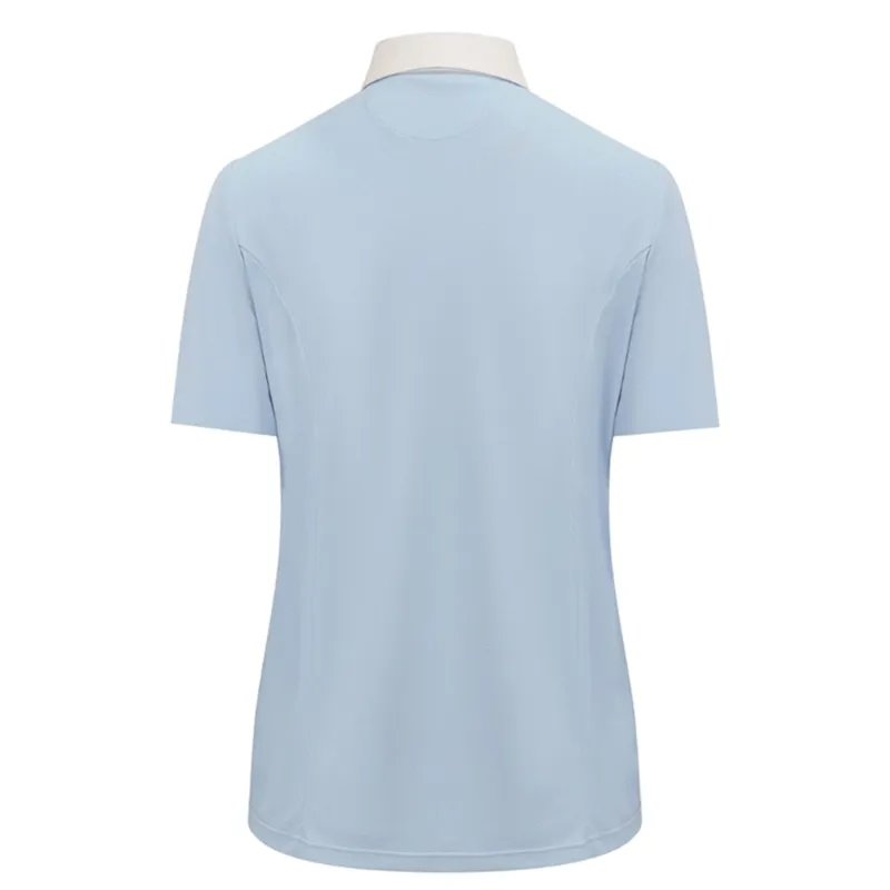 Equetech AirStride Combination Womens Short Sleeve Show Shirt - Blue-2
