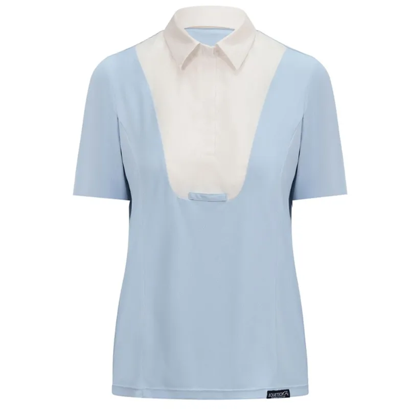 Equetech AirStride Combination Womens Short Sleeve Show Shirt - Blue