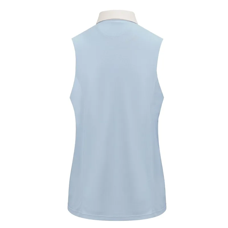 Equetech AirStride Performance Women's Sleeveless Show Shirt - Blue-2