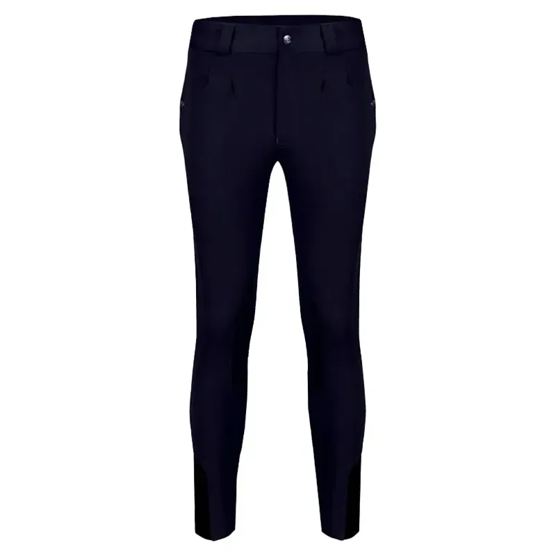 Equetech Casual Knee Patch Junior Boys Breeches - Navy