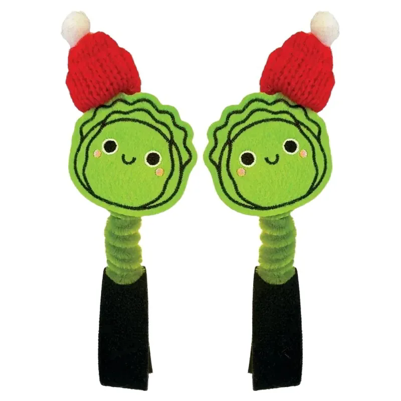 Equetech Buddy Brussels Bridle Boppers in Bright Green