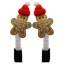 Equetech One Pair Gingerbread Man Bridle Boppers in Brown