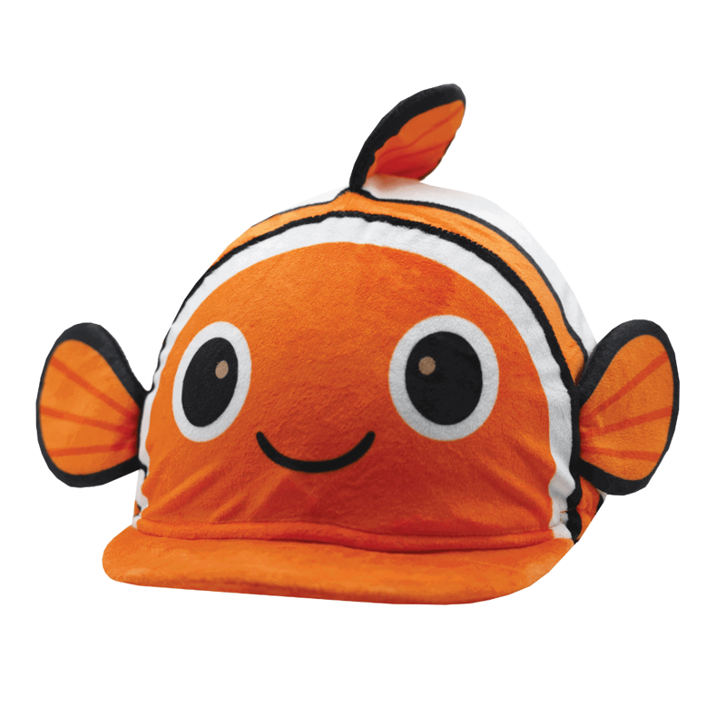 Equetech Junior Animal Helmet Cover - Clarkii Clownfish