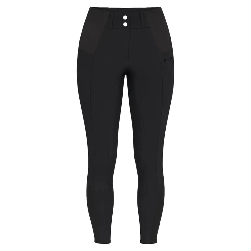 Equetech Comfort-Pro Full Grip Women's Pull-On Breeches - Black