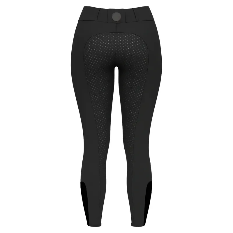 Equetech Comfort-Pro Full Grip Women's Pull-On Breeches - Black-1