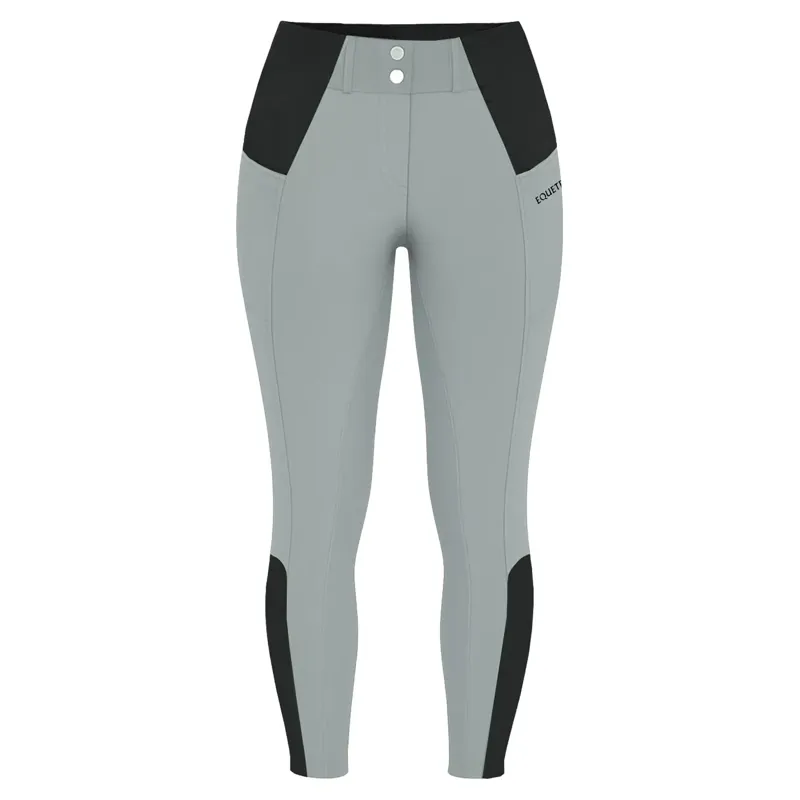 Equetech Comfort-Pro Full Grip Pull-On Breeches - Moonlight Grey
