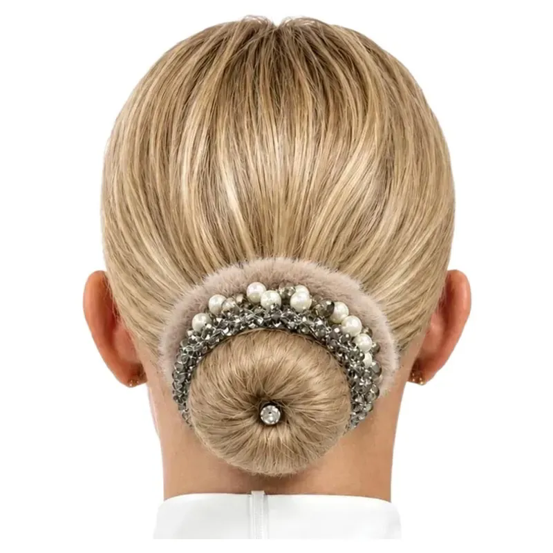 Equetech Competition Bun Kit - Blonde/Beige-1