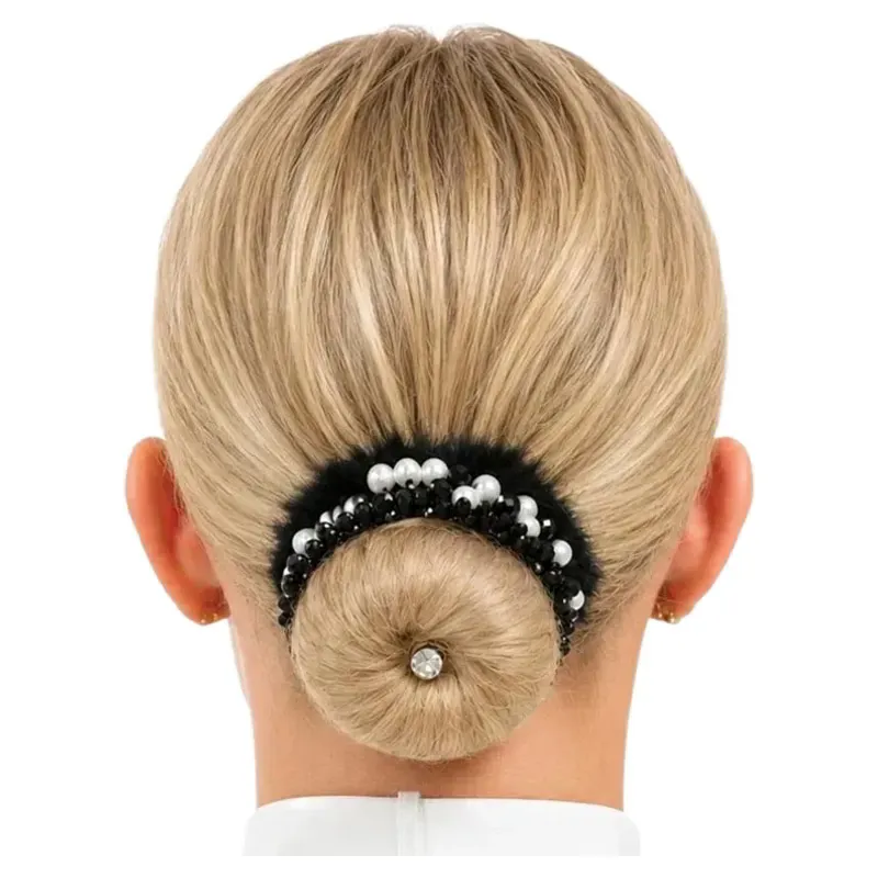 Equetech Competition Bun Kit - Blonde/Black-1
