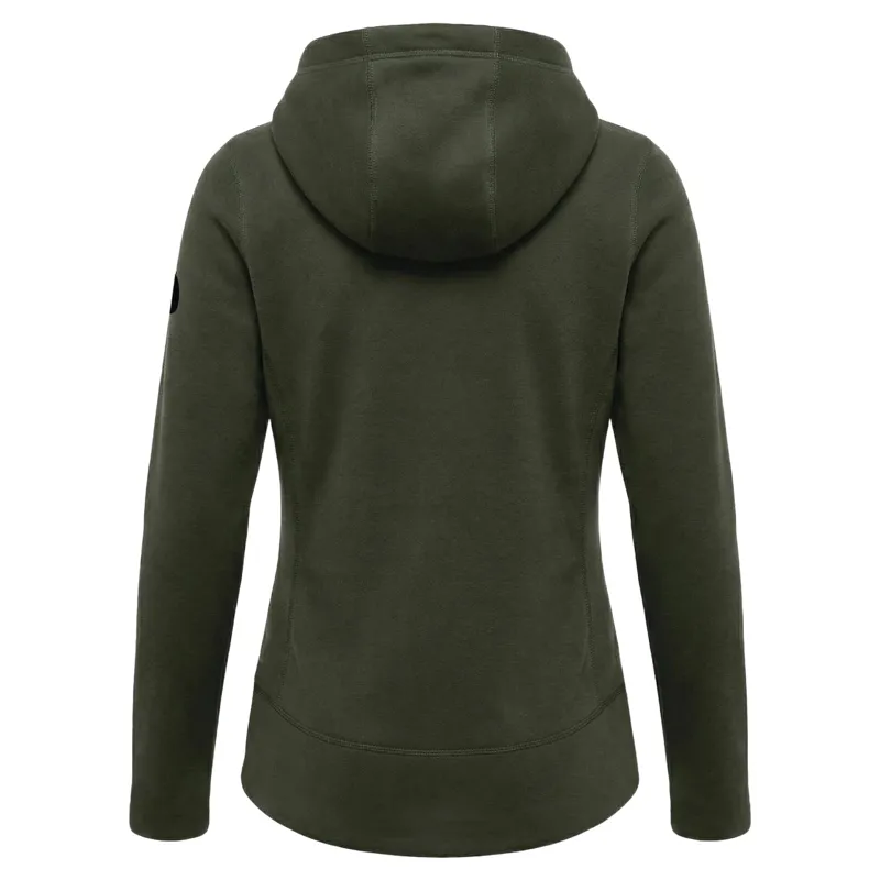 Equetech Contour Women's Full Zip Hoodie - Alpine Green-1