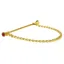 Equetech Crystal Show Collar Pin and Chain - Gold/Red Crystal