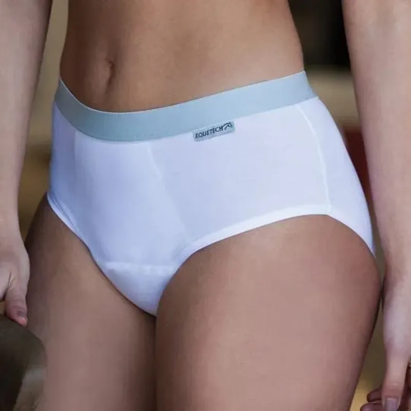 Equetech Classic Women's Dressage Briefs - White