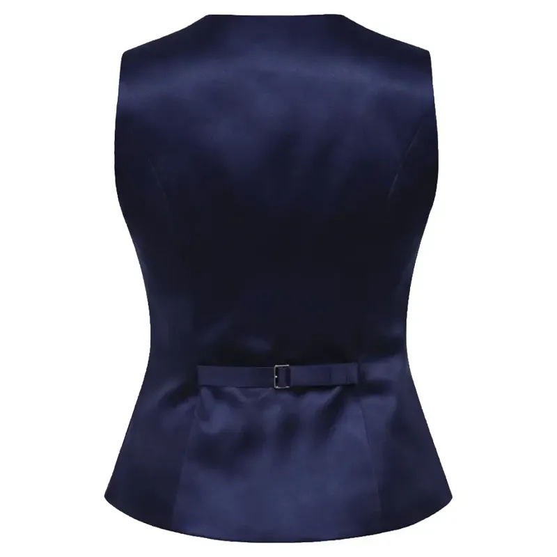 Equetech Heritage Womens Show Vest - Navy-2