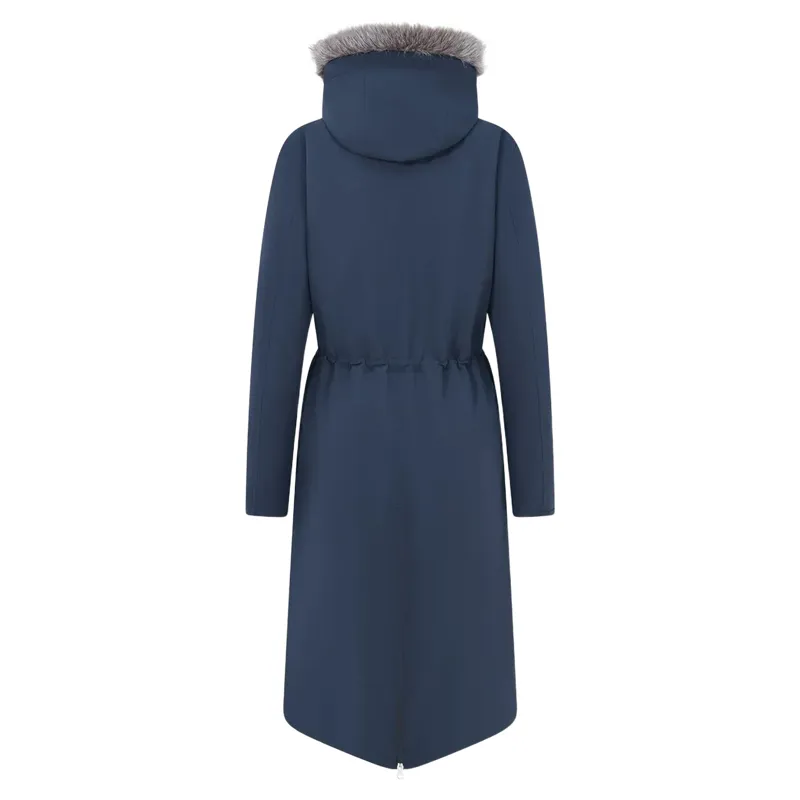 Equetech Inferno Women's Waterproof Heated Riding Coat - Navy-5