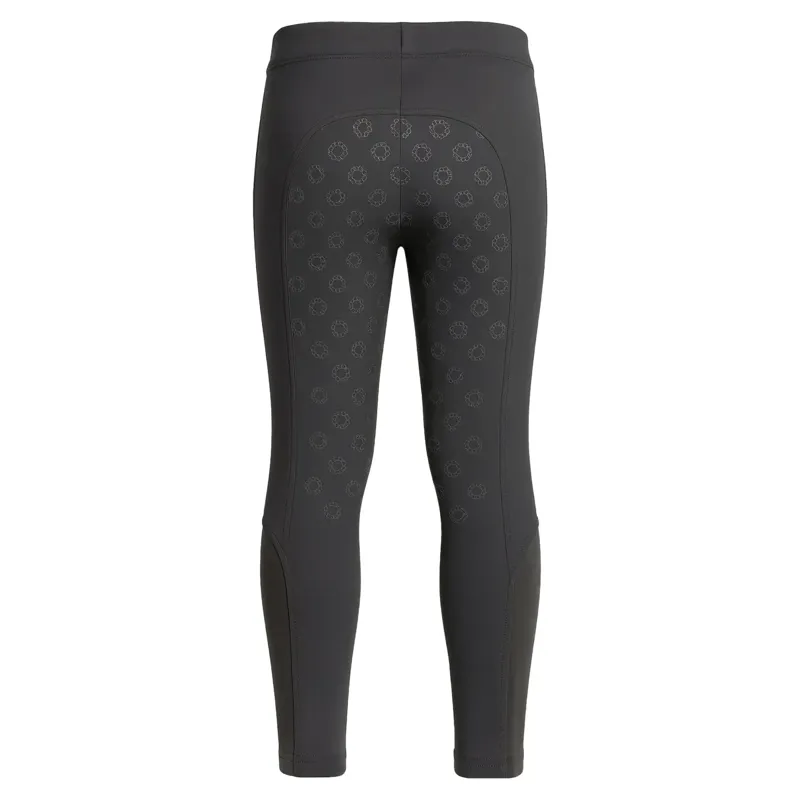 Equetech Elite Full Grip Junior Breeches - Black-1