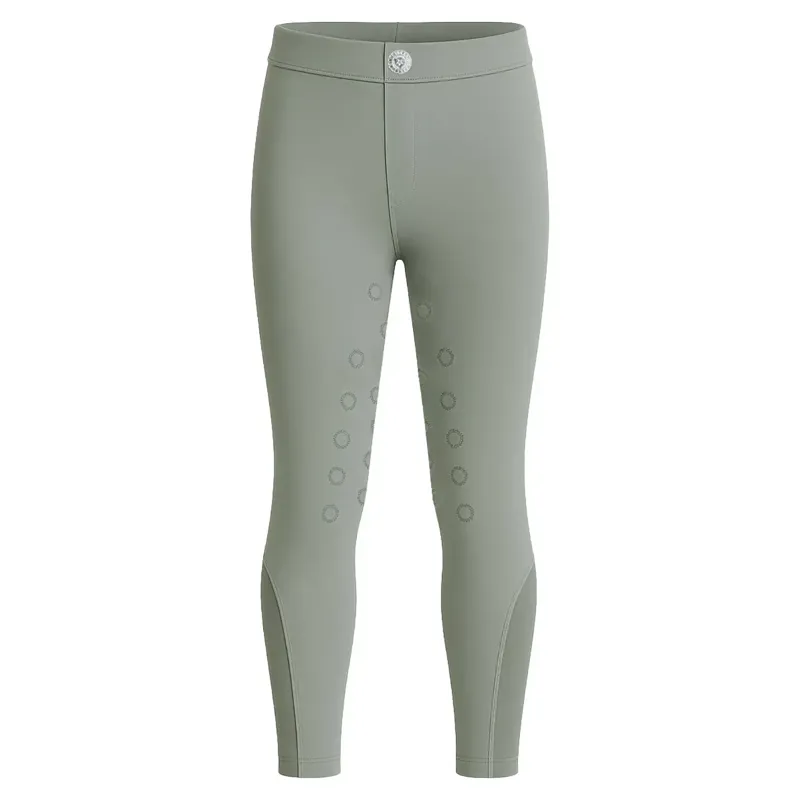 Equetech Elite Full Grip Junior Breeches - Gray