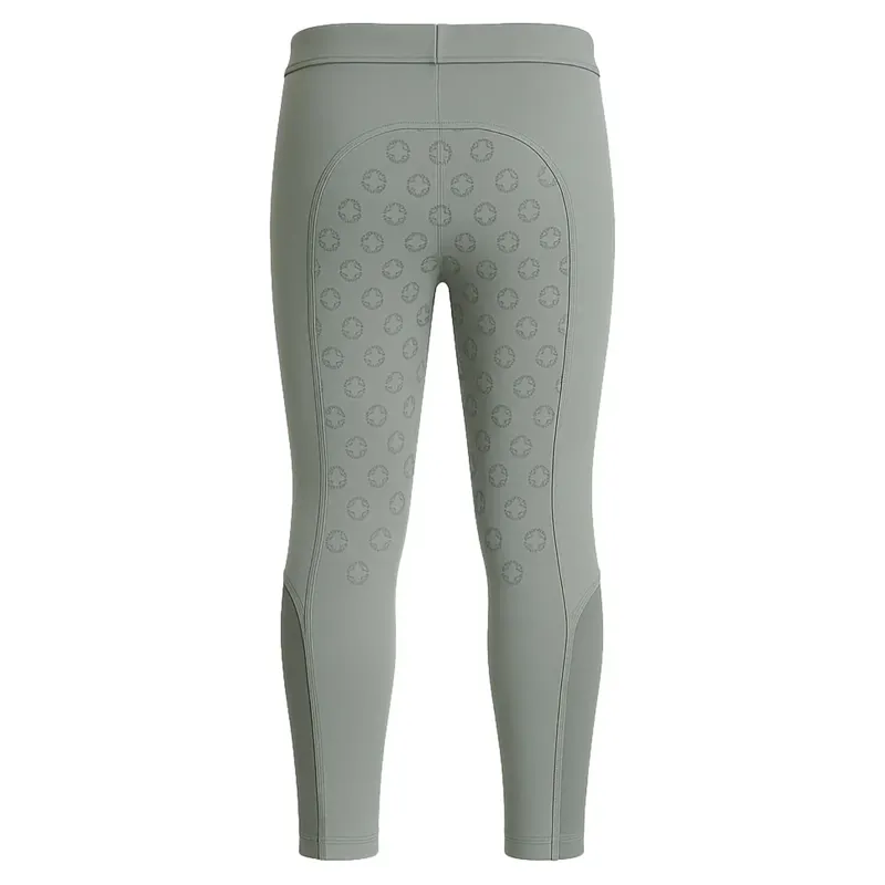 Equetech Elite Full Grip Junior Breeches - Gray-1