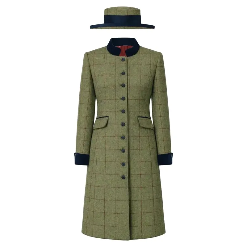 Equetech Launton Tweed Women's Leadline Jacket and Hat - Green