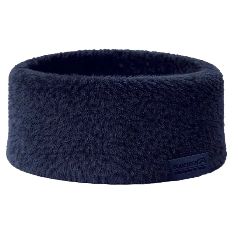 Equetech SupaSoft Luxe Faux Fur Headband - Navy